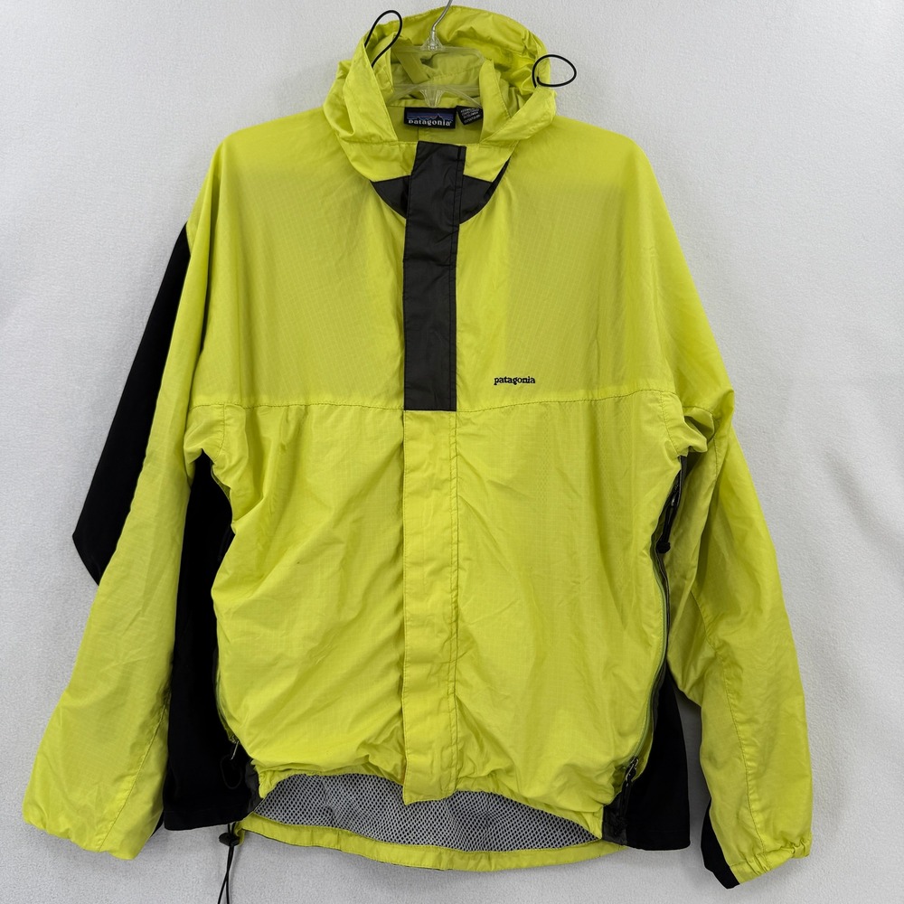 Patagonia Stretch Electralight Jacket Mens Large Yellow Black 29130 Vintage